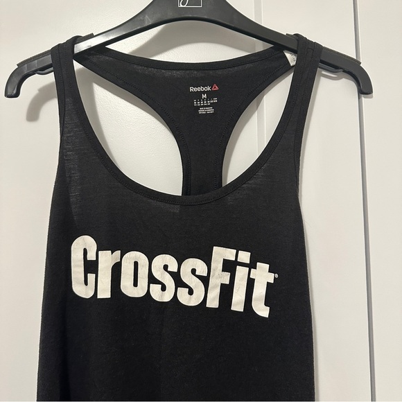Reebok CrossFit black Workout Tank top Size Medium Women’s - Picture 3 of 7